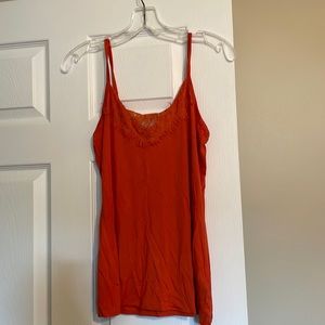 NWT The Limited Orange Tank Top